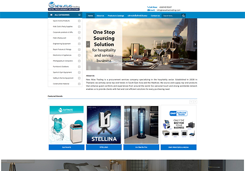 Web Development Package Example: New Atlas Trading