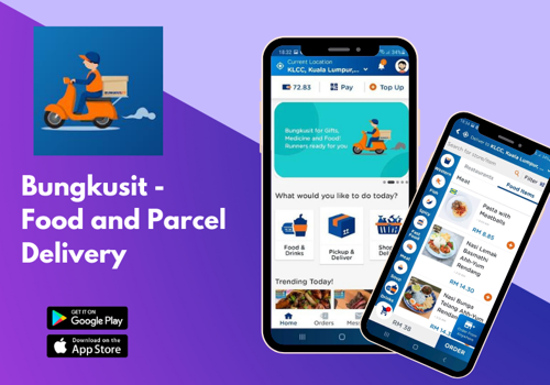 Mobile App Development Package Example: Bungkusit
