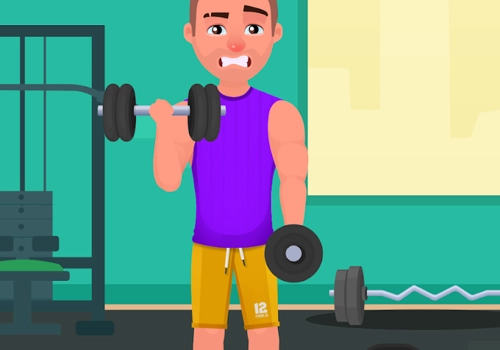 UX/UI Design Package Example: Muscle Workout Clicker-GymGame