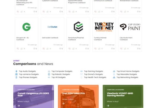 Web Development Package Example: Technology & Gadgets