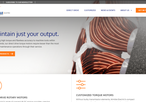 Custom Software Development Package Example: Web Development for precision Torque Motors brand