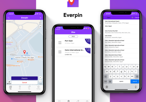 Mobile App Development Package Example: Everpin