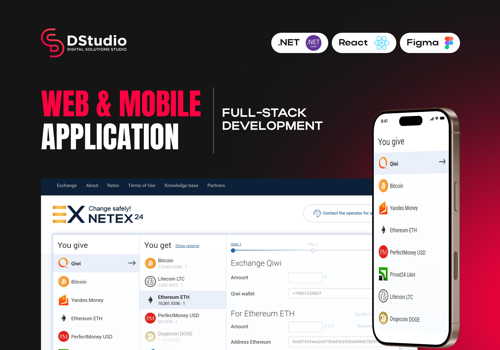 Web Development Package Example: Netex24 — Web development