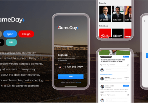 Mobile App Development Package Example: GameDay