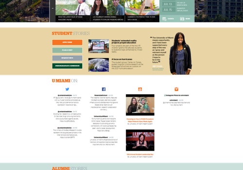 Pay Per Click Package Example: University of Miami Google Ads Campaign