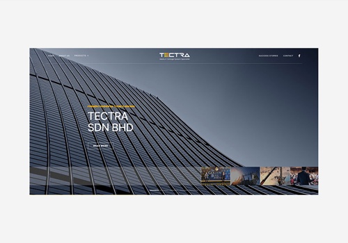 Web Design Package Example: Corporate Website Development for Tectra Sdn Bhd