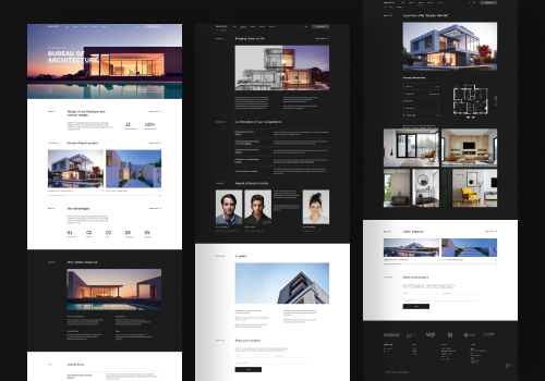 Web Design Package Example: Ornate Architecture