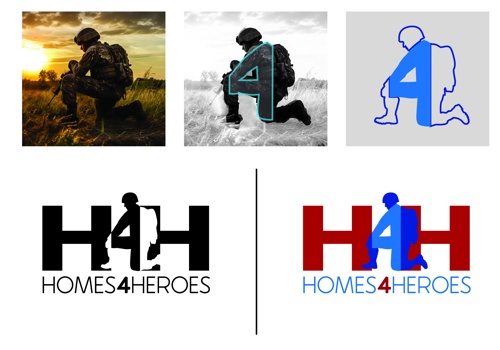 Branding Package Example: Homes4Heroes Branding