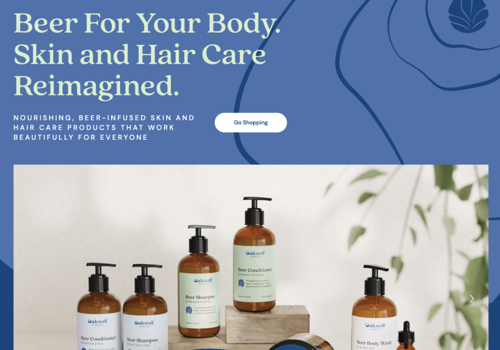 E-Commerce Development Package Example: Development of Shopify store OAKWELL COSMETICS