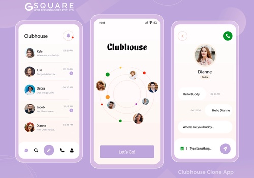 Mobile App Development Package Example: Clubhouse App