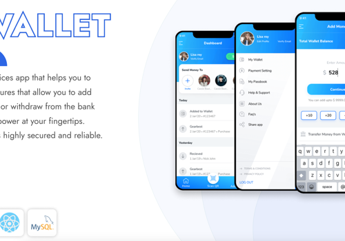 Mobile App Development Package Example: Exume - Digital Wallet
