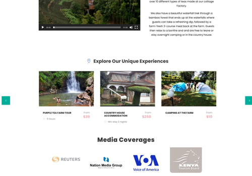 Web Development Package Example: Gatura Greens