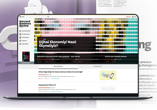 Web Design Package Example: Harvard Business Review