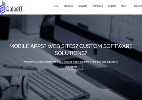 Web Development Package Example: Website for Software development company