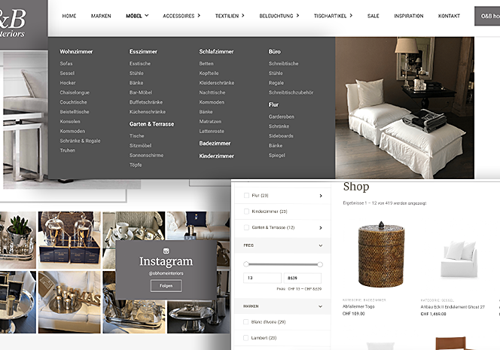 Web Design Package Example: Home Interiors Web Design & Development