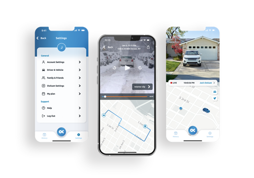 UX/UI Design Package Example: Owlcam Mobile Application