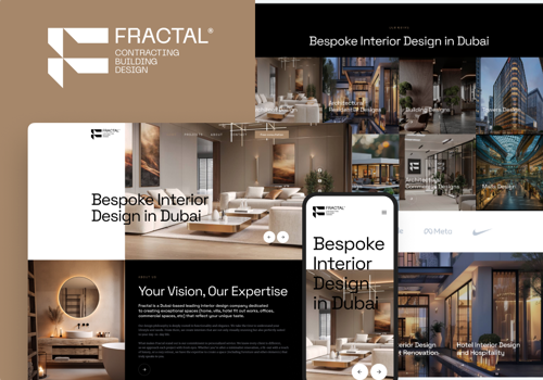 Web Design Package Example: Website & Design: Fractal
