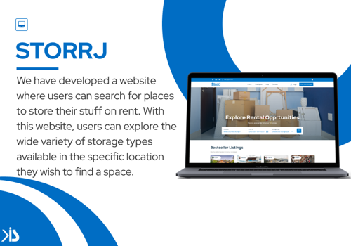 Web Development Package Example: Website for Renting Storage Spaces
