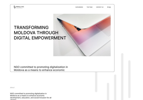 UX/UI Design Package Example: NGO Website Design