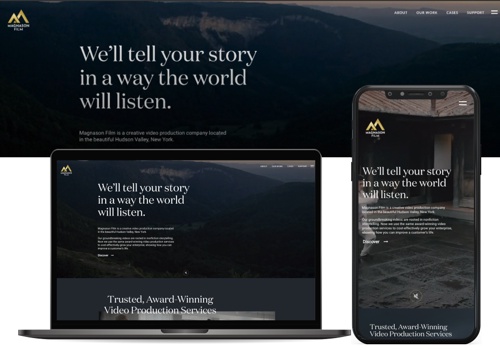 Web Development Package Example: Magnason film