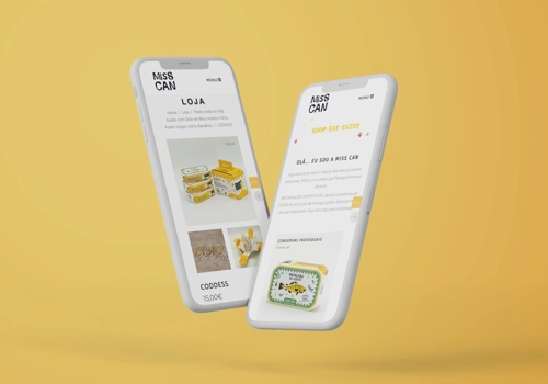 Web Development Package Example: Canned with Portuguese and artisanal fish