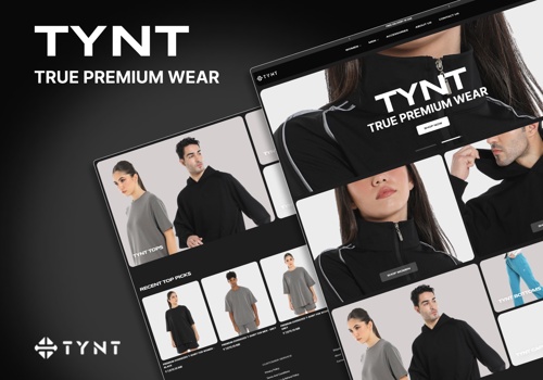 E-Commerce Development Package Example: Tynt Innovative Fashion Brand