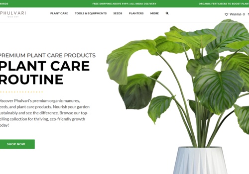 Web Development Package Example: Premium Gardening WordPress Website