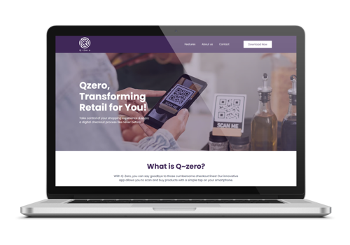 Web Development Package Example: Qzero: Transforming Retail with Innovative App