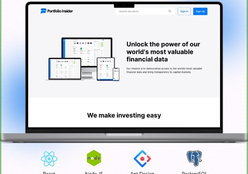 Web Development Package Example: Portfolio Insider