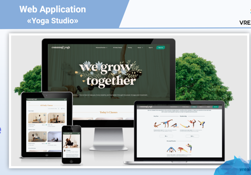Web Development Package Example: Yoga Studio