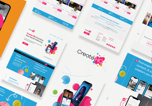 Web Design Package Example: CreateHQ - Web Development