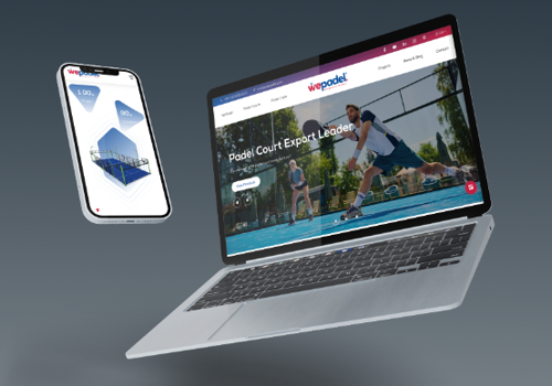 Web Design Package Example: Wepadel Concept Web Design