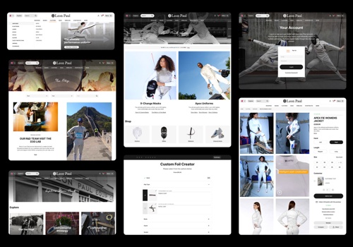 E-Commerce Development Package Example: LeonPaul International eCommerce sites