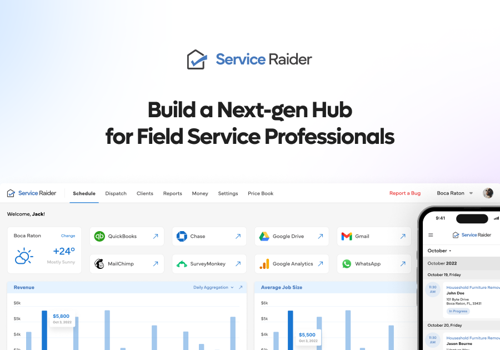 Web Design Package Example: Next-gen Hub for Field Service Professionals