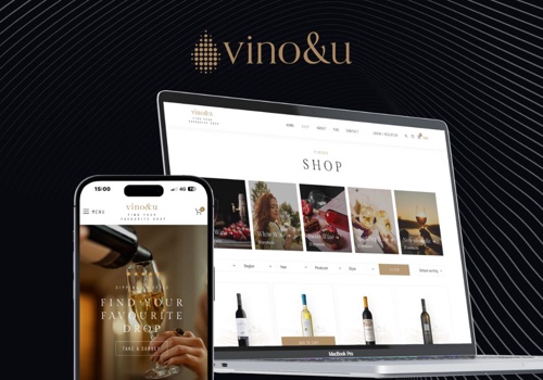 E-Commerce Development Package Example: vino&u Wine Shop