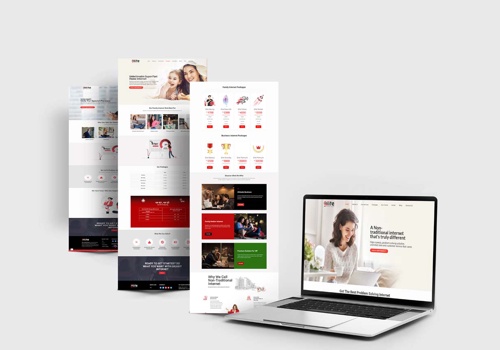 Web Design Package Example: Elite Communication Website Design & Development