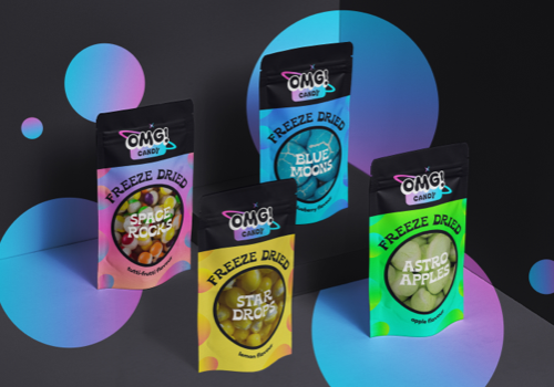Web Design Package Example: OMG! Candy | Visual Identity