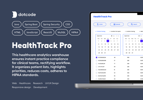 Custom Software Development Package Example: Healthcare Analytics & Scheduling System