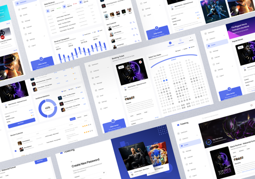 UX/UI Design Package Example: Online ticketing and booking system