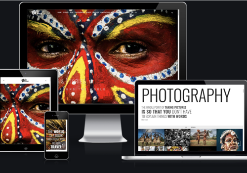 Web Development Package Example: WordPress website for photographers
