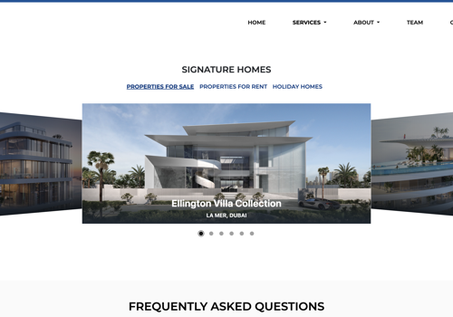 Web Design Package Example: Project with Ocley Group