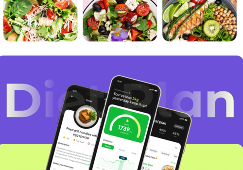 UX/UI Design Package Example: AI based nutrition management system