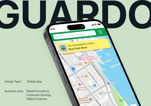 Web Design Package Example: Guardoe - Shopping and Ordering Mobile Application
