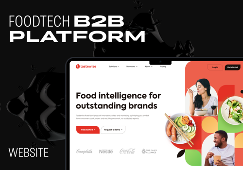 Web Design Package Example: Tastewise - Website Design + Development