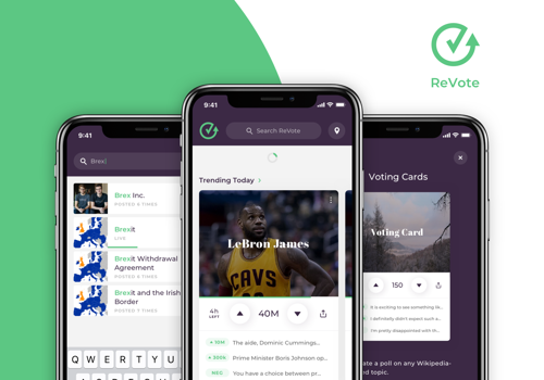 Mobile App Development Package Example: ReVote