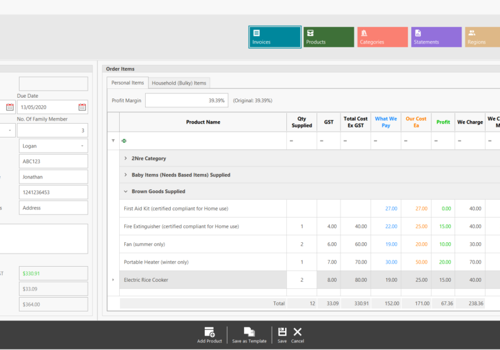 Custom Software Development Package Example: Procurement and Invoicing App
