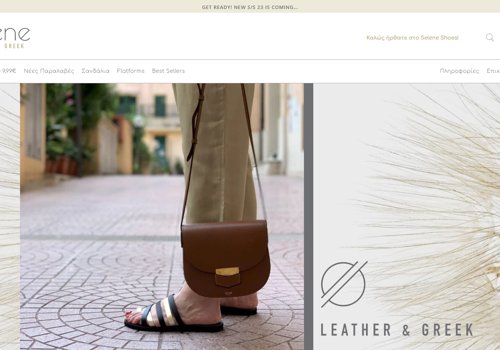 E-Commerce Development Package Example: Selene Shoes Shopify Development