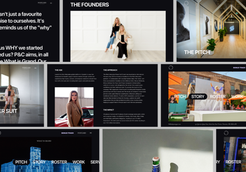 Web Design Package Example: Pomp and Circumstance - Web Design