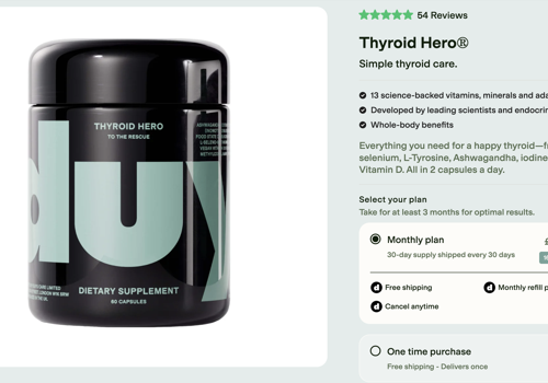 Web Development Package Example: Thyroid Health E-commerce Platform on Shopify