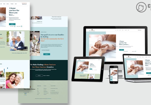 Social Media Marketing Package Example: Website / Social Media Marketing - Senior Living